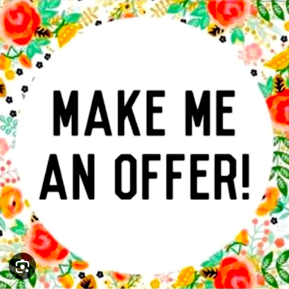 Make an offer if you see something you like!
